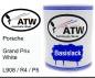 Preview: Porsche, Grand Prix White, L908 / R4 / P5: 1L Lackdose, von ATW Autoteile West.
